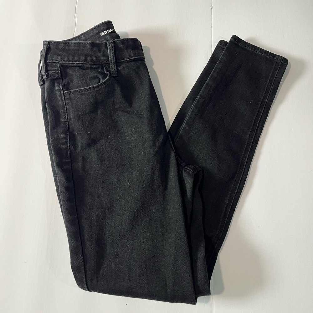 Old Navy Black High-Rise Skinny Jeans